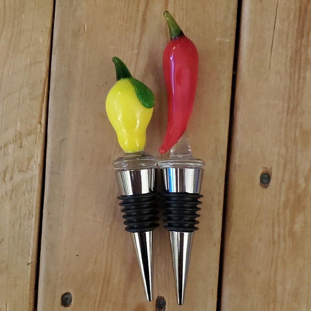 ⭐️3 for$20⭐️Vibrant Red Chili Pepper & Yellow lemon Bar Accessories